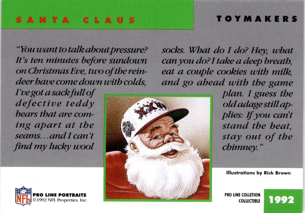 1992 Pro Line Portraits #1992 Santa Claus