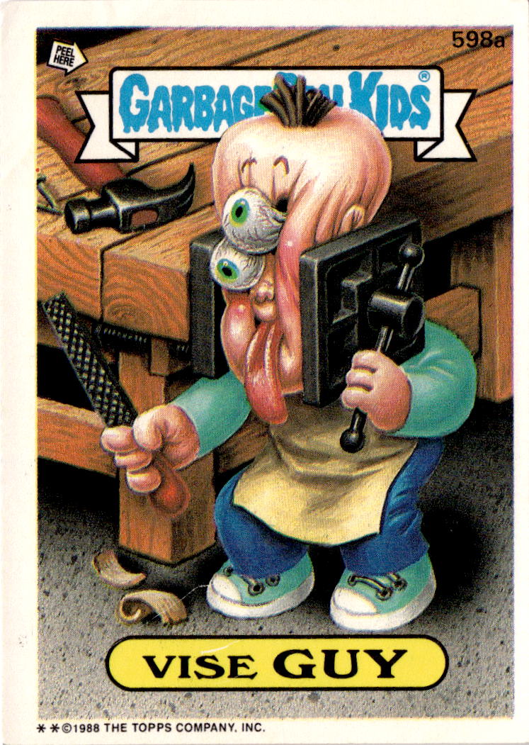 1988 Topps Garbage Pail Kids Series 15 #598a Vise Guy Non-Die Cut