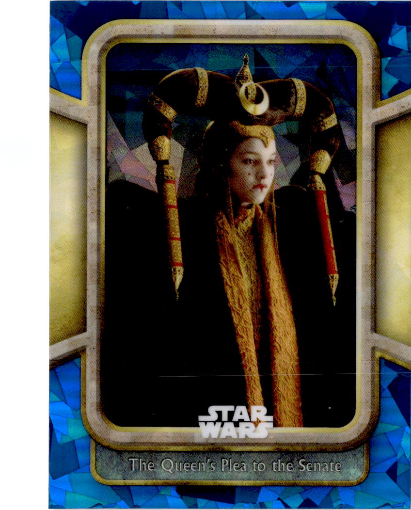 2024 Topps Chrome Sapphire Star Wars: The Phantom Menace The Queen's Plea