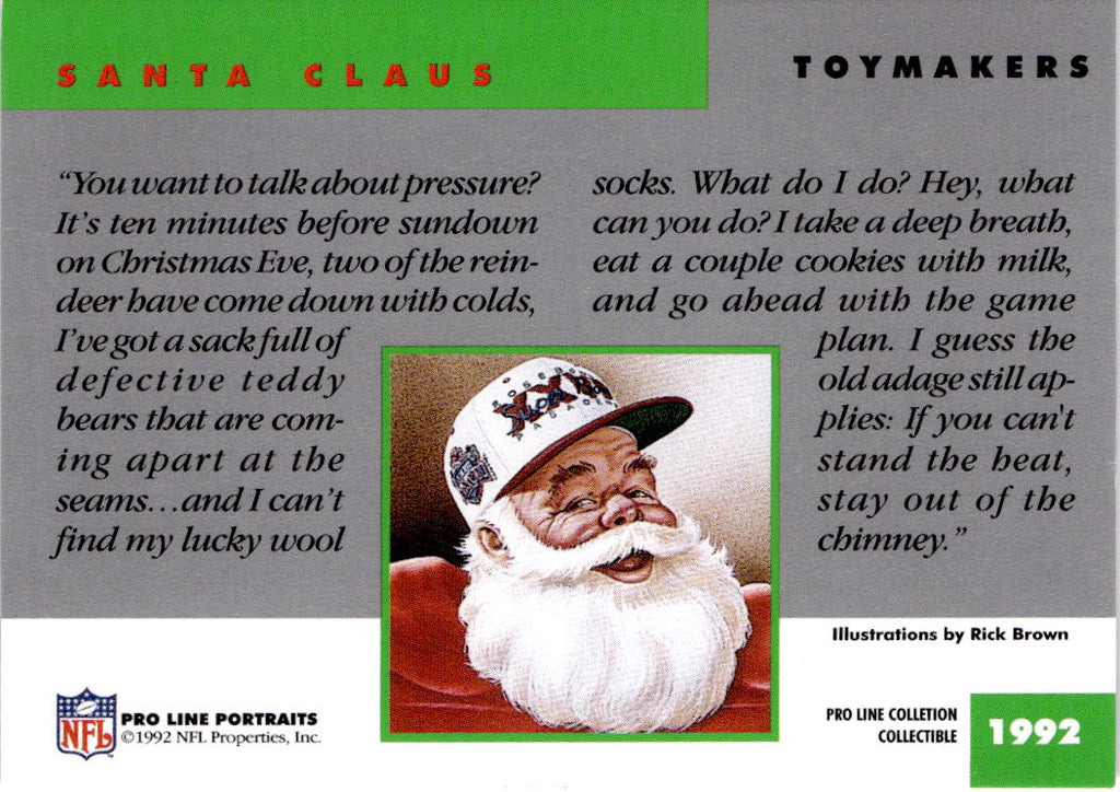 1992 Pro Line Portraits #1992 Santa Claus