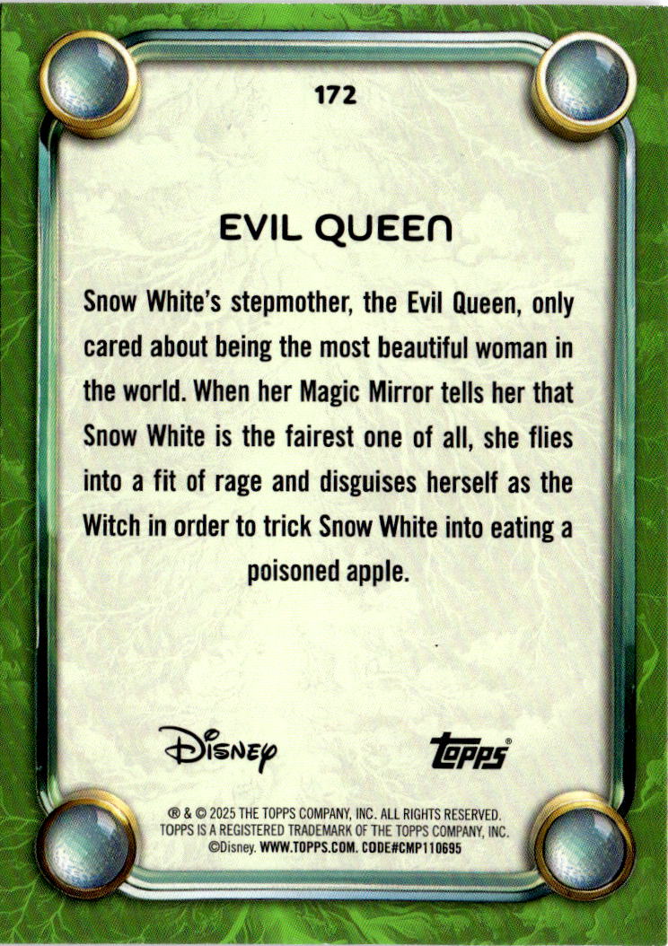 2025 Topps Disney Wonder #172 Evil Queen