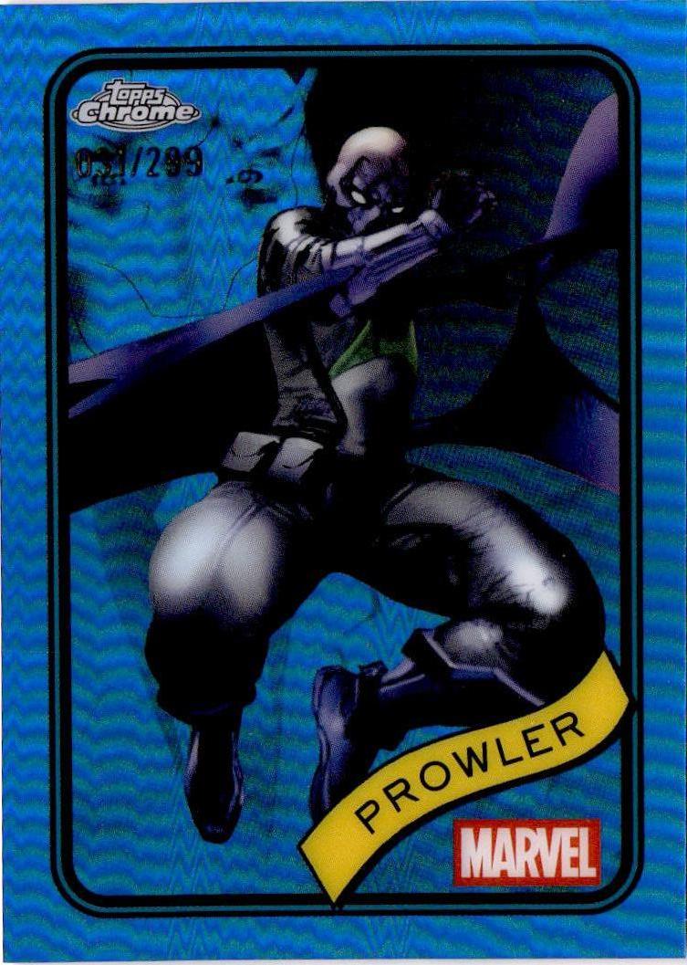2025 Topps Chrome Marvel #13 Prowler Blue /299
