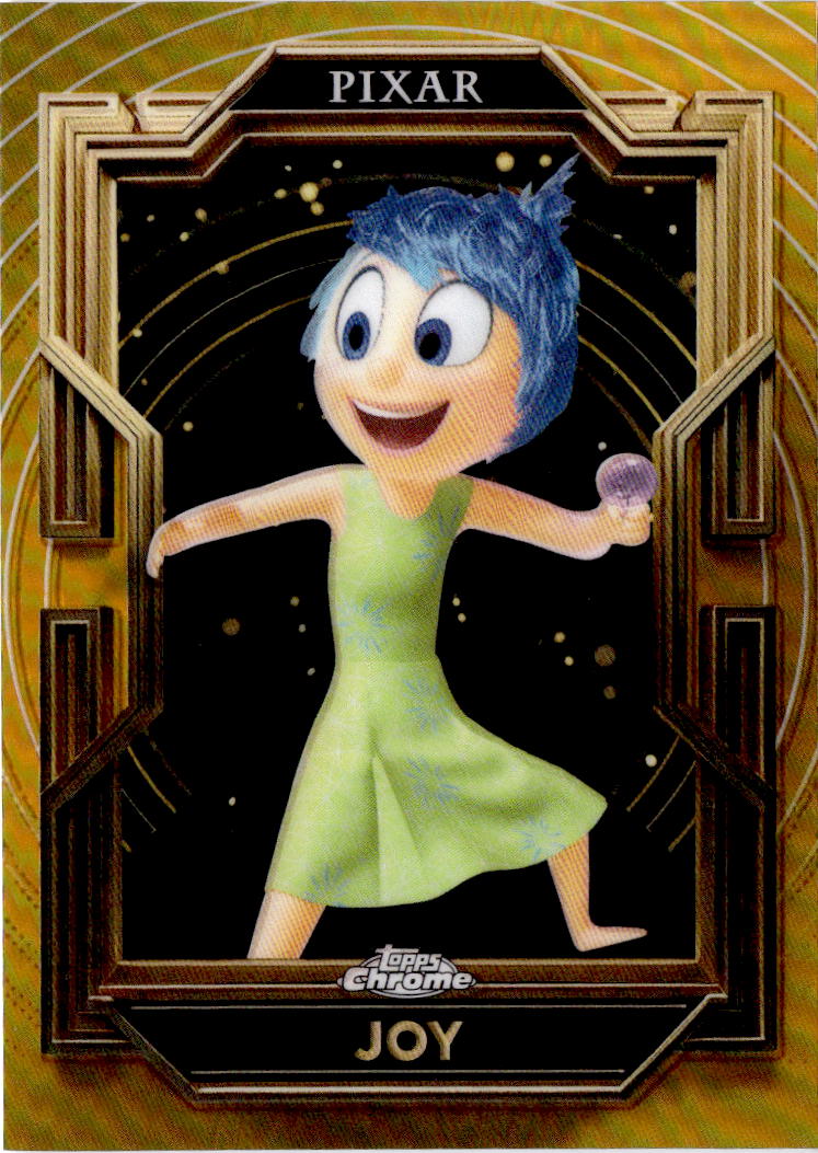 2025 Topps Pixar Gold #56 Joy Kaleidoscope Etch Refractor