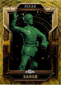2025 Topps Pixar Gold #9 Sarge Prism Gold Etch Refractor