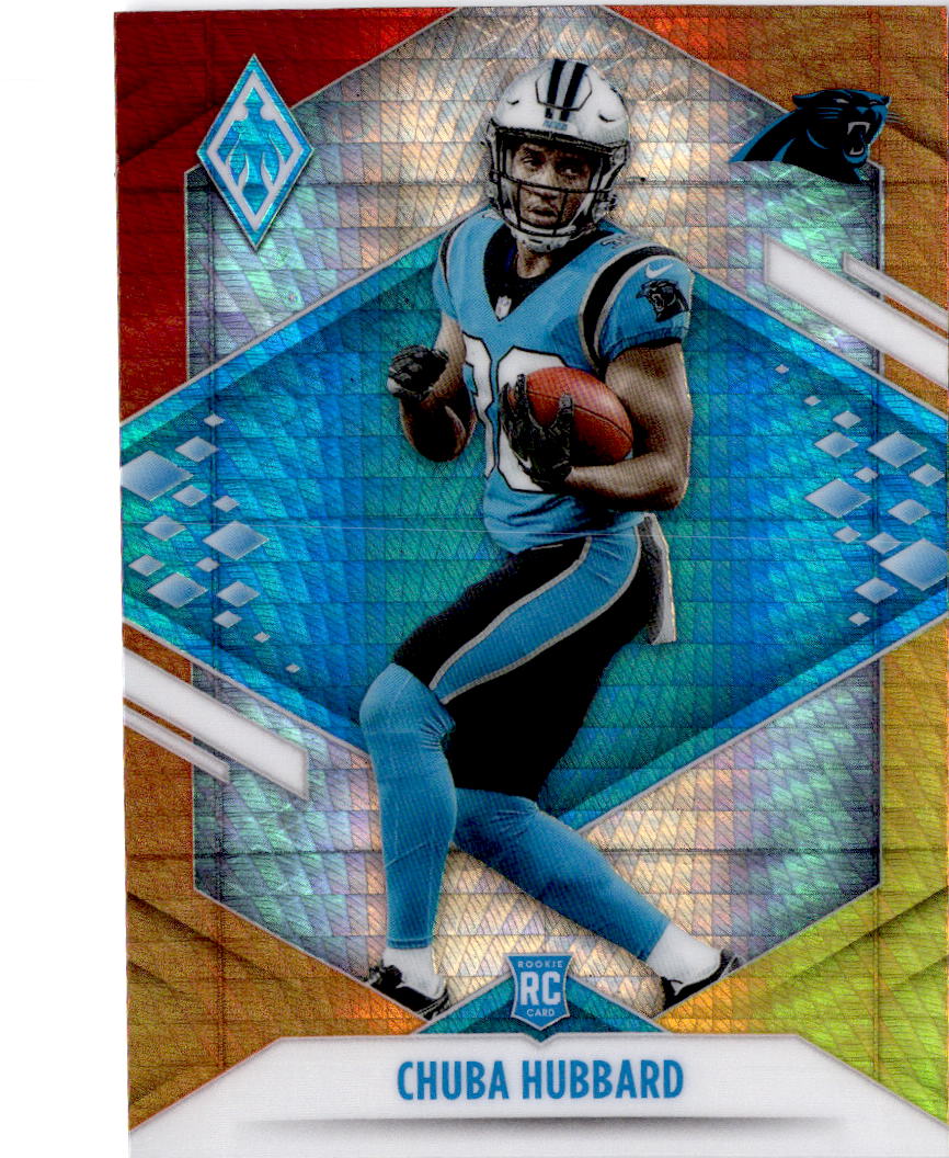 2021 Panini Phoenix #134 Chuba Hubbard Fire Burst