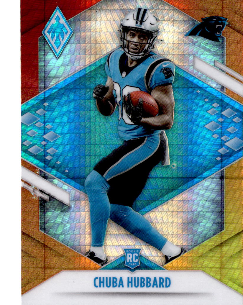 2021 Panini Phoenix #134 Chuba Hubbard Fire Burst
