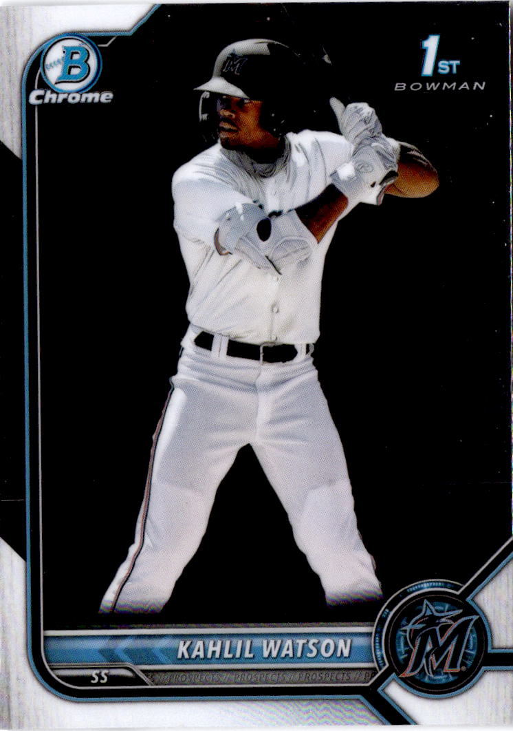 2022 Bowman #BCP-3 Kahlil Watson Chrome Prospects