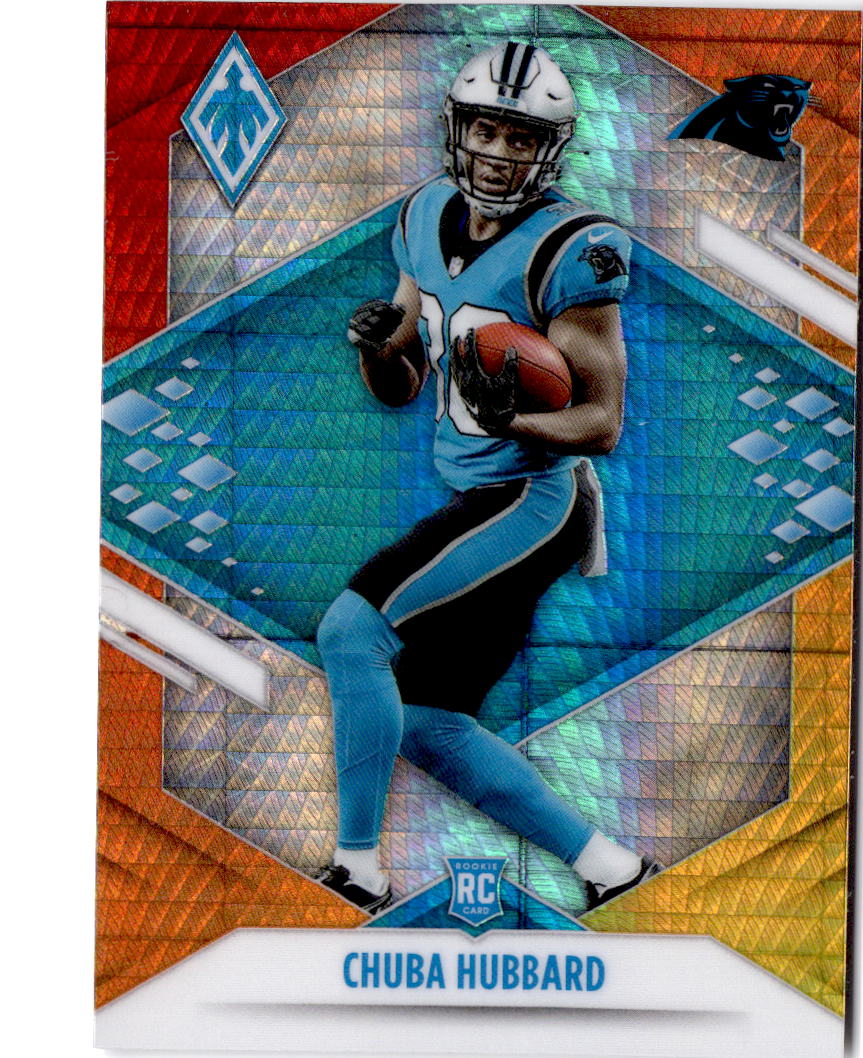 2021 Panini Phoenix #134 Chuba Hubbard Fire Burst
