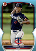 2023 Bowman Draft #BD-9 Charlee Soto Sky Blue #/499