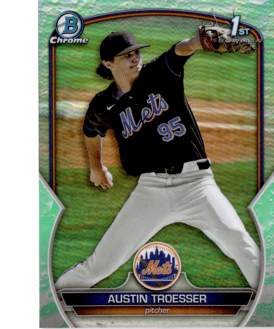 2023 Bowman Draft #BDC-176 Austin Troesser Chrome Refractor