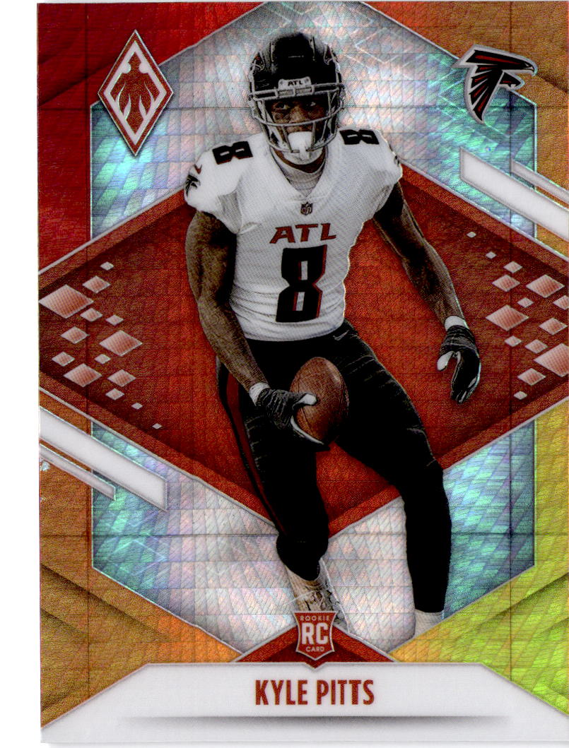 2021 Panini Phoenix #104 Kyle Pitts Fire Burst