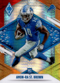 2021 Panini Phoenix #131 Amon-Ra St. Brown Fire Burst