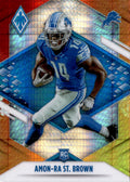 2021 Panini Phoenix #131 Amon-Ra St. Brown Fire Burst