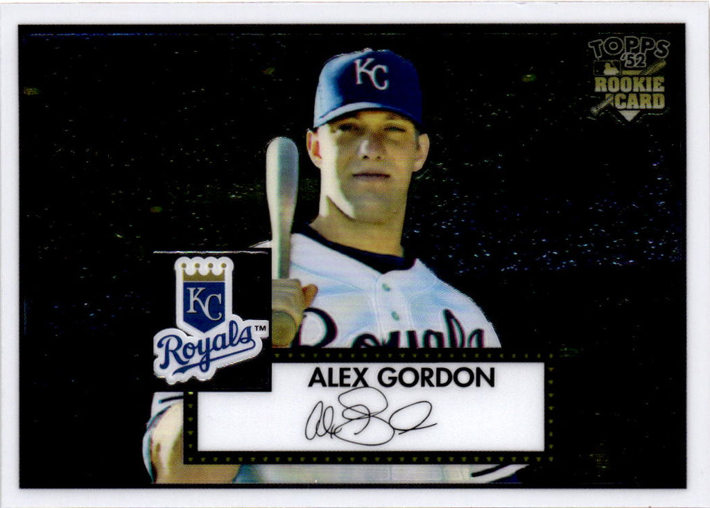 2007 Topps Rookie 1952 Edition #TCRC14 Alex Gordon Chrome #/1952
