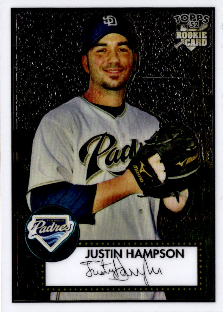 2007 Topps Rookie 1952 Edition #TCRC92 Justin Hampson Chrome #/1952