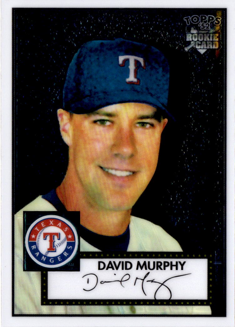 2007 Topps Rookie 1952 Edition #TCRC89 David Murphy Chrome #/1952