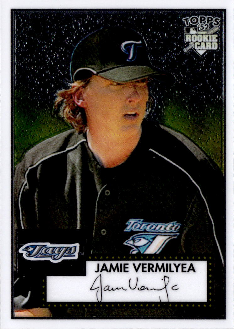 2007 Topps Rookie 1952 Edition #TCRC75 Jamie Vermilyea Chrome #/1952