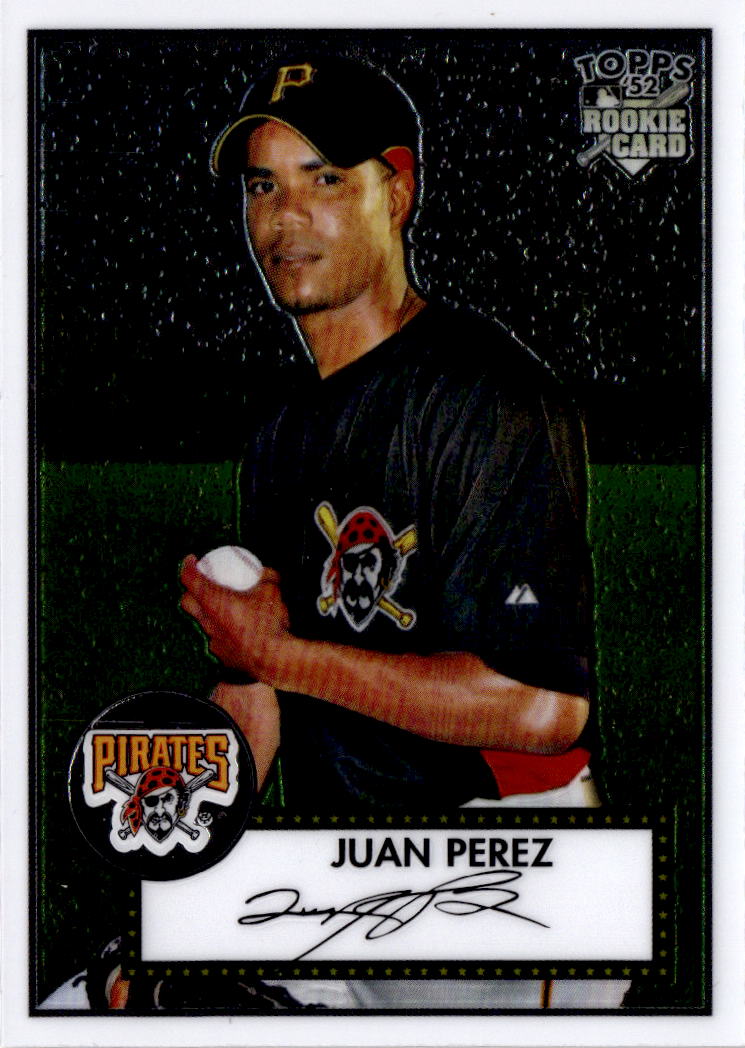 2007 Topps Rookie 1952 Edition #TCRC73 Juan Perez Chrome #/1952