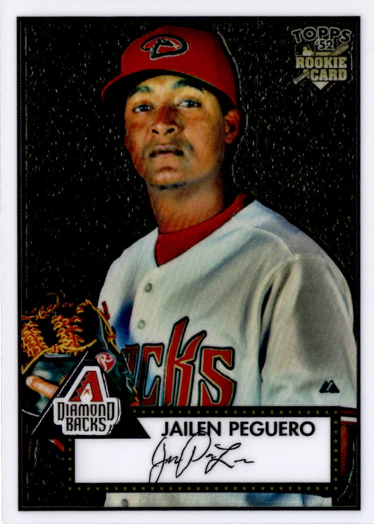 2007 Topps Rookie 1952 Edition #TCRC72 Jailen Peguero Chrome #/1952