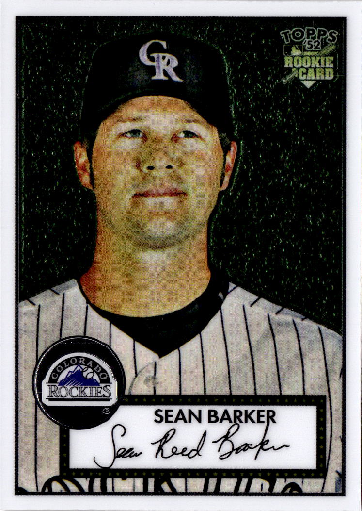 2007 Topps Rookie 1952 Edition #TCRC24 Sean Barker Chrome #/1952