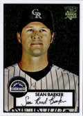 2007 Topps Rookie 1952 Edition #TCRC24 Sean Barker Chrome #/1952