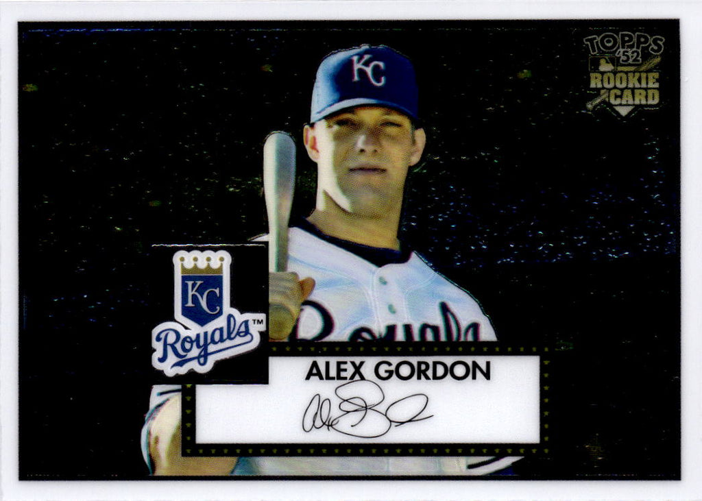 2007 Topps Rookie 1952 Edition #TCRC14 Alex Gordon Chrome #/1952