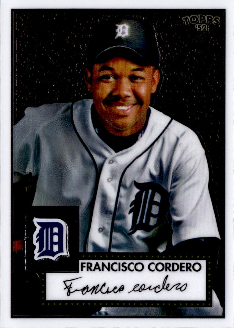 2007 Topps Rookie 1952 Edition Francisco Cordero Debut Flashbacks Chrome #/1952