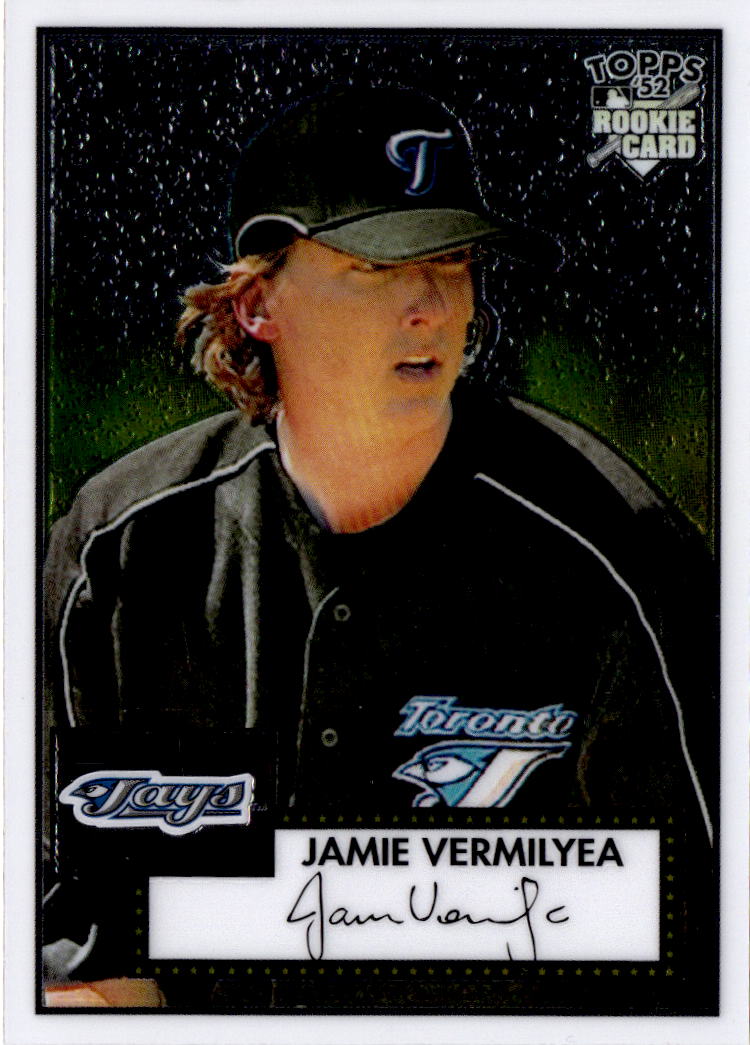 2007 Topps Rookie 1952 Edition #TCRC75 Jamie Vermilyea Chrome #/1952