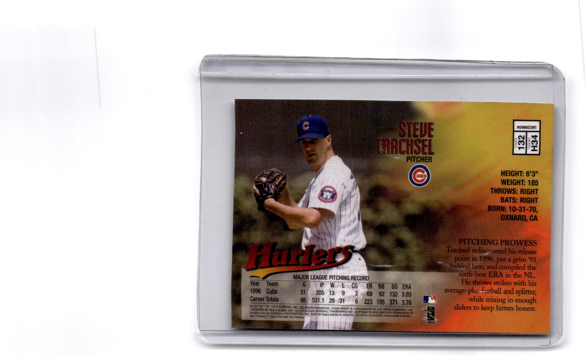 1997 Finest #132 Steve Trachsel uncommon silver
