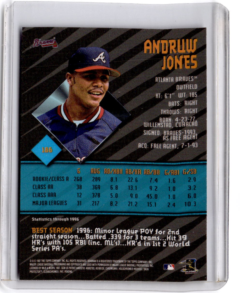 1997 Bowman's Best #186 Andruw Jones