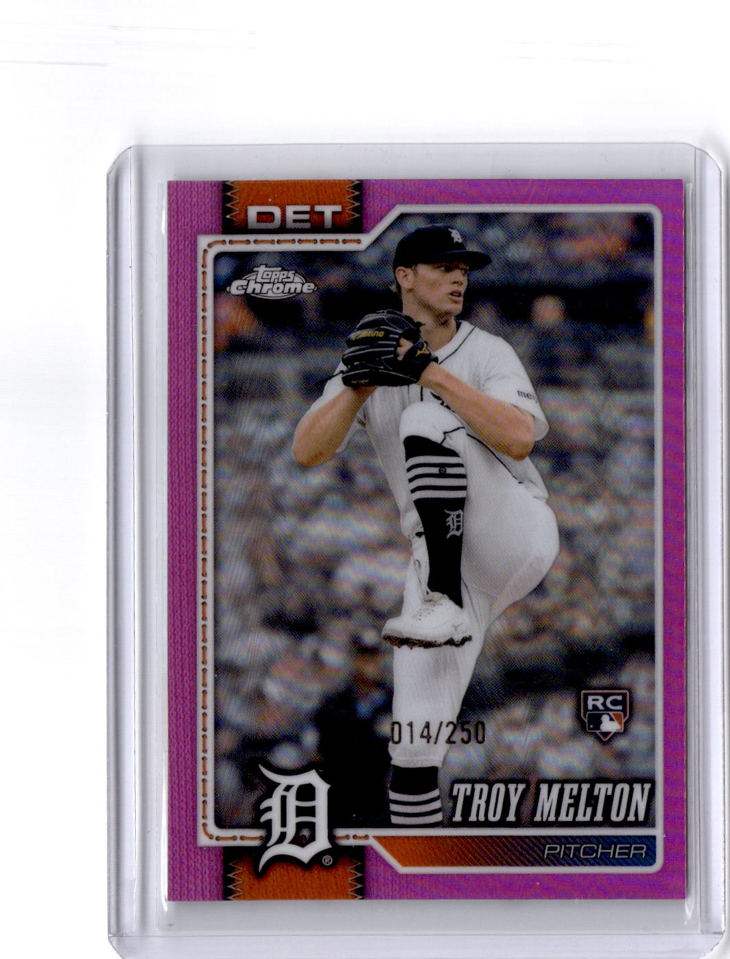 2026 Topps Chrome #202 Troy Melton Pink Refractors #/250