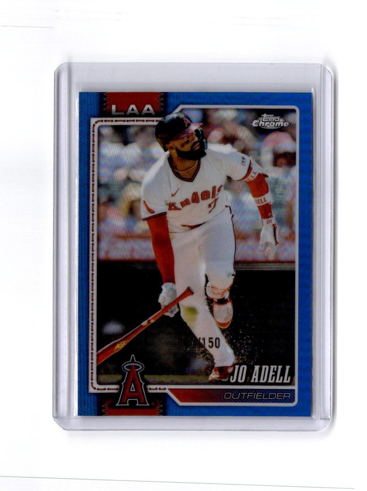 2026 Topps Chrome #235 Jo Adell Blue Refractors #/150