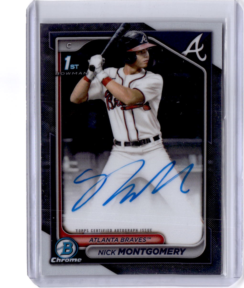 2024 Bowman Draft #CPA-NMO Nick Montgomery Chrome Prospect Autographs