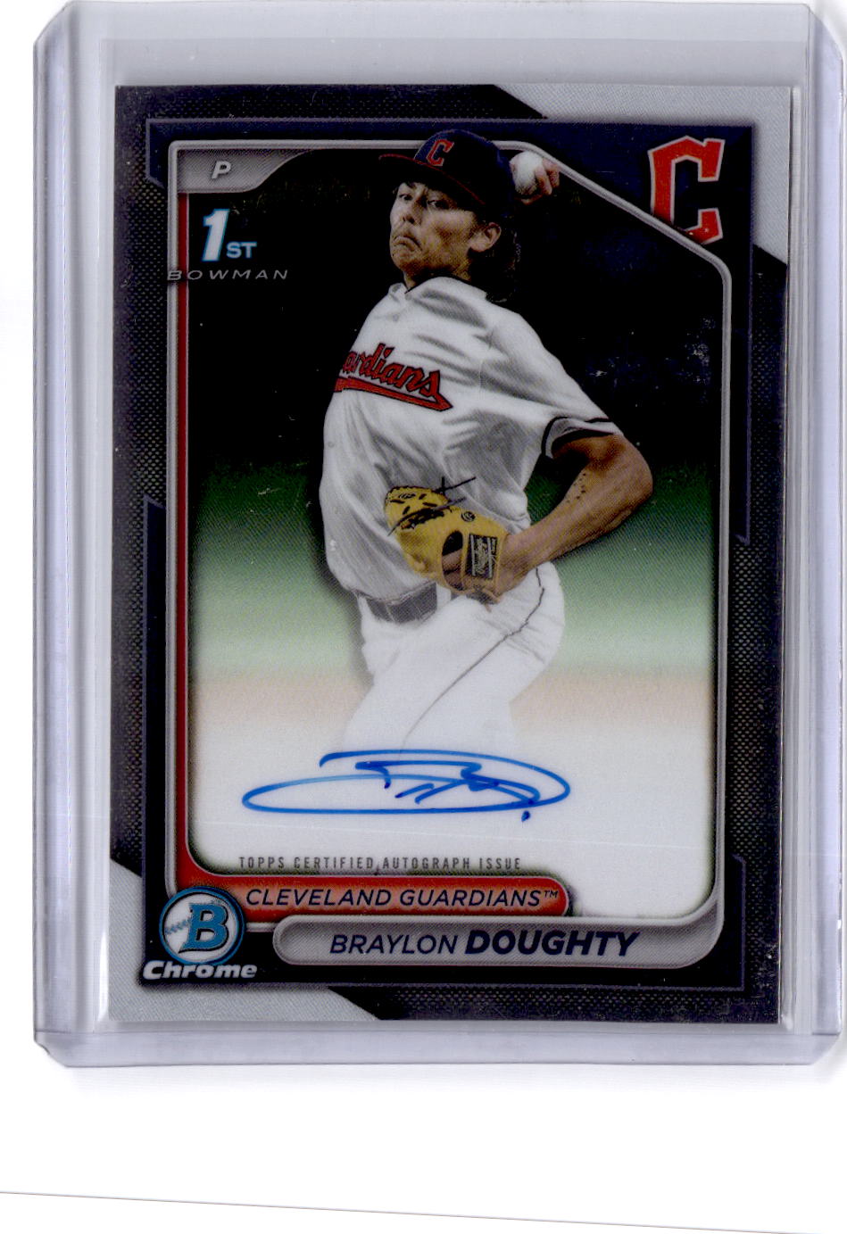 2024 Bowman Draft #CPA-BD Braylon Doughty Chrome Prospect Autographs