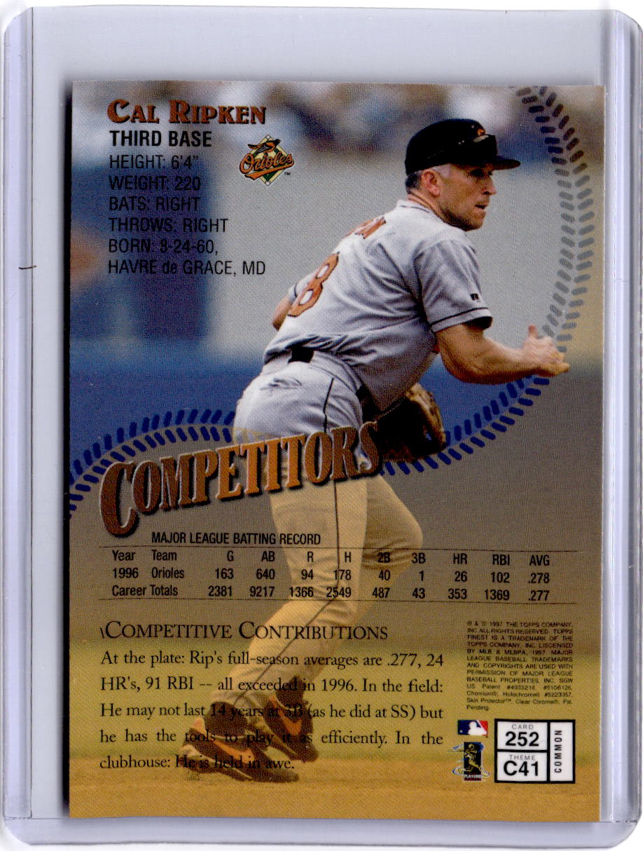 1997 Finest #252 Cal Ripken