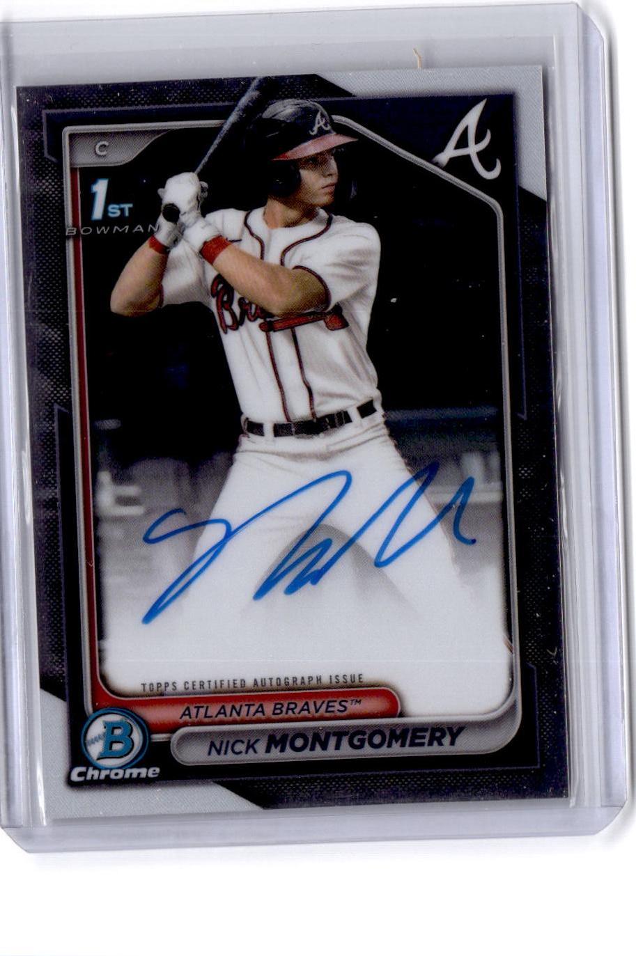 2024 Bowman Draft #CPA-NMO Nick Montgomery Chrome Prospect Autographs