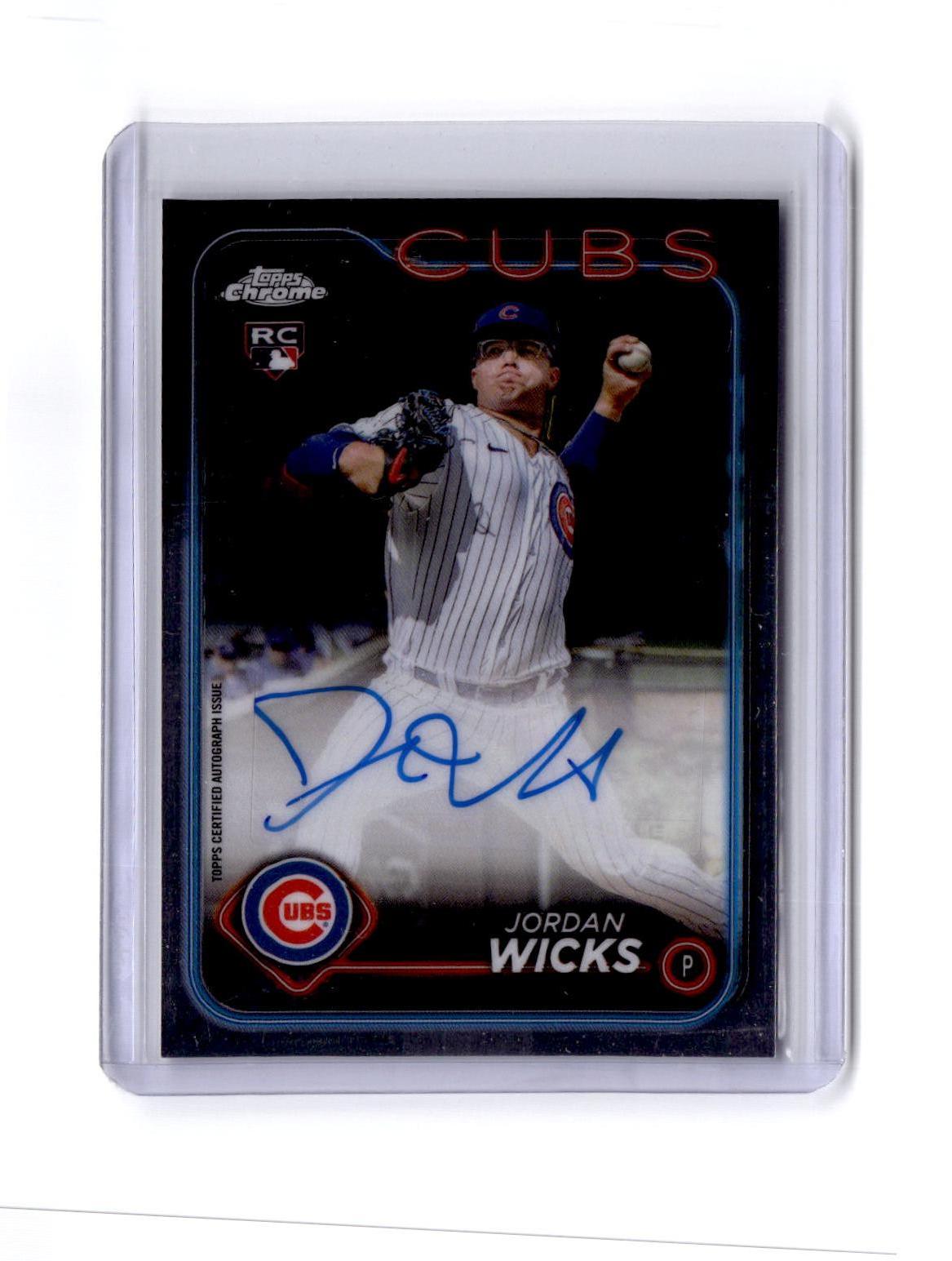 2024 Topps Chrome Update #AC-JW Jordan Wicks Autographs