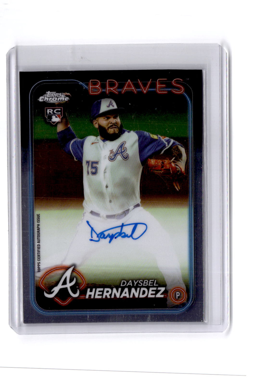 2024 Topps Chrome Update #RA-DHE Daysbel Hernandez Autographs