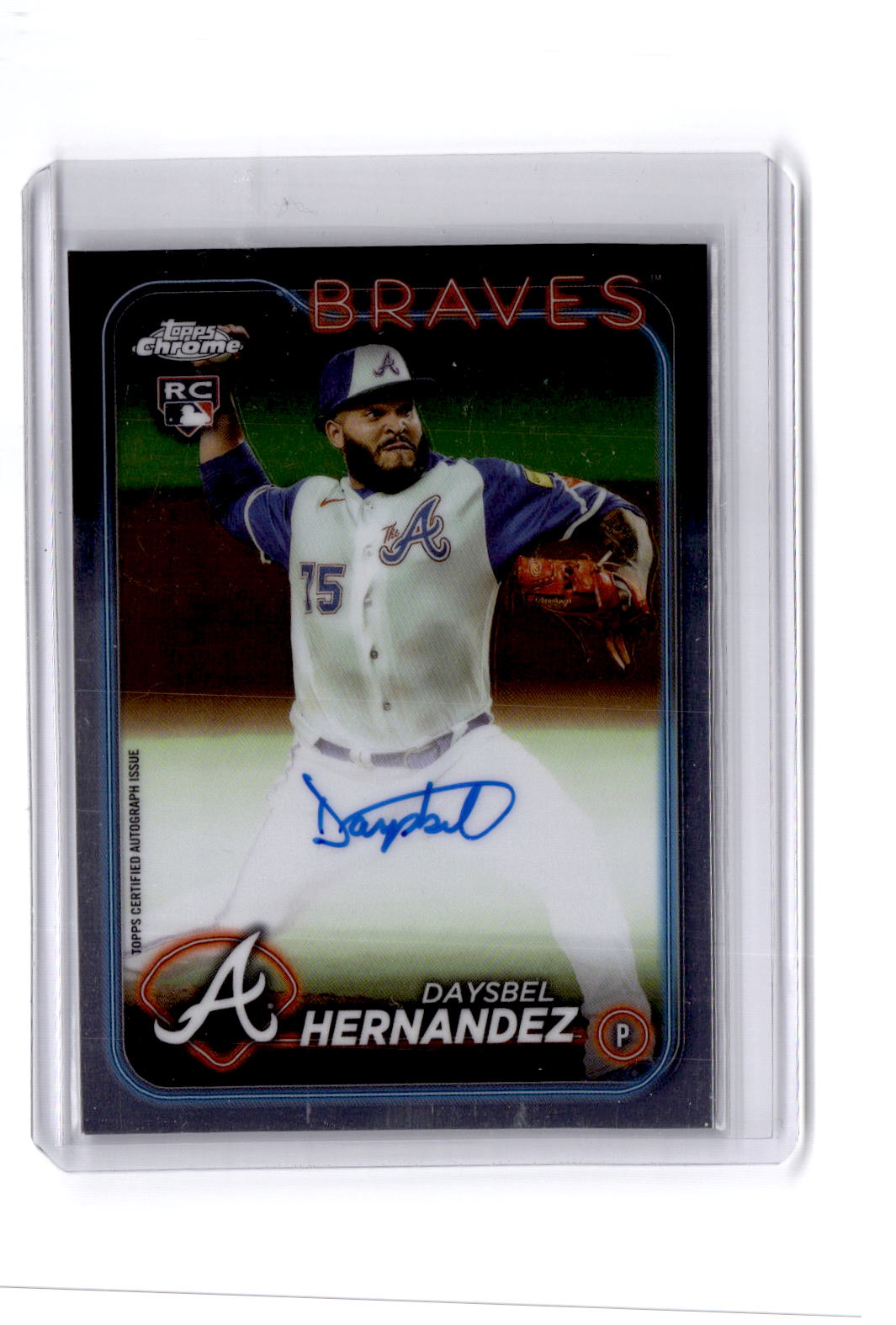 2024 Topps Chrome Update #RA-DHE Daysbel Hernandez Autographs