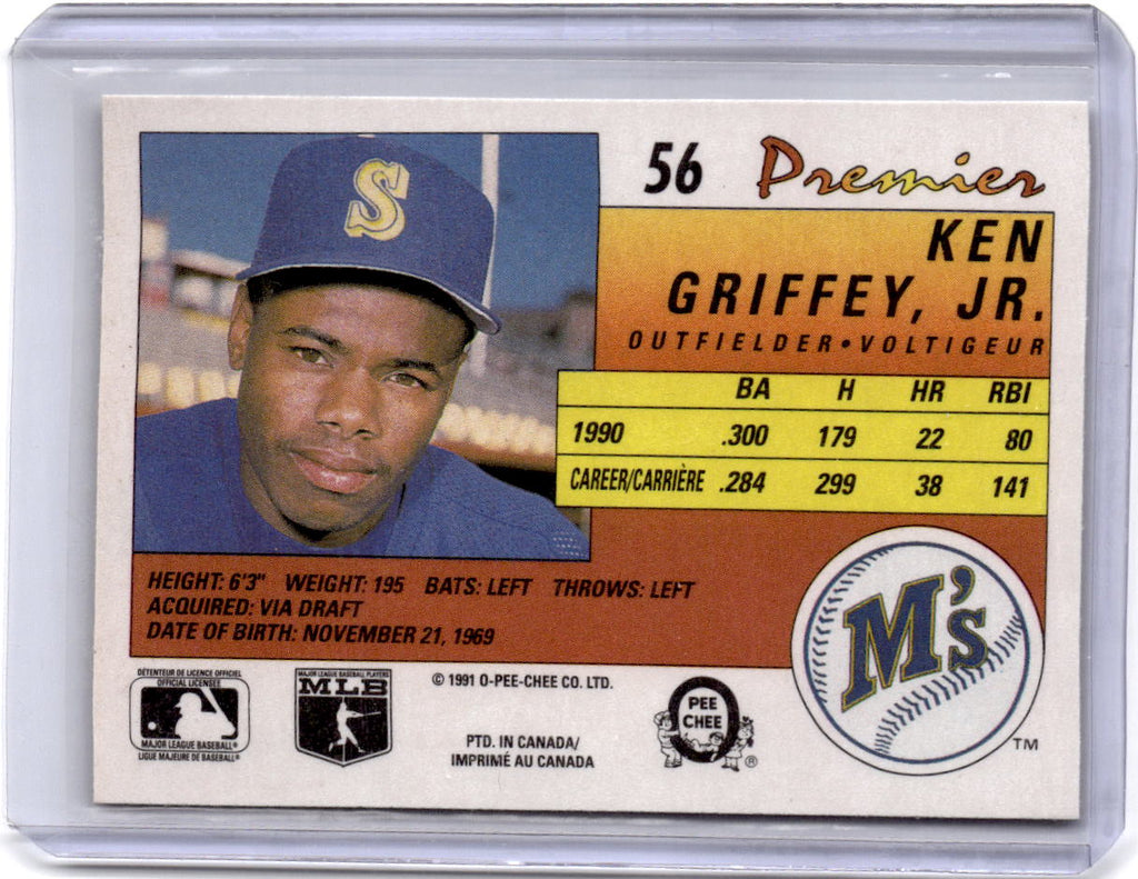 1991 O-Pee-Chee Premier #56 Ken Griffey, Jr.