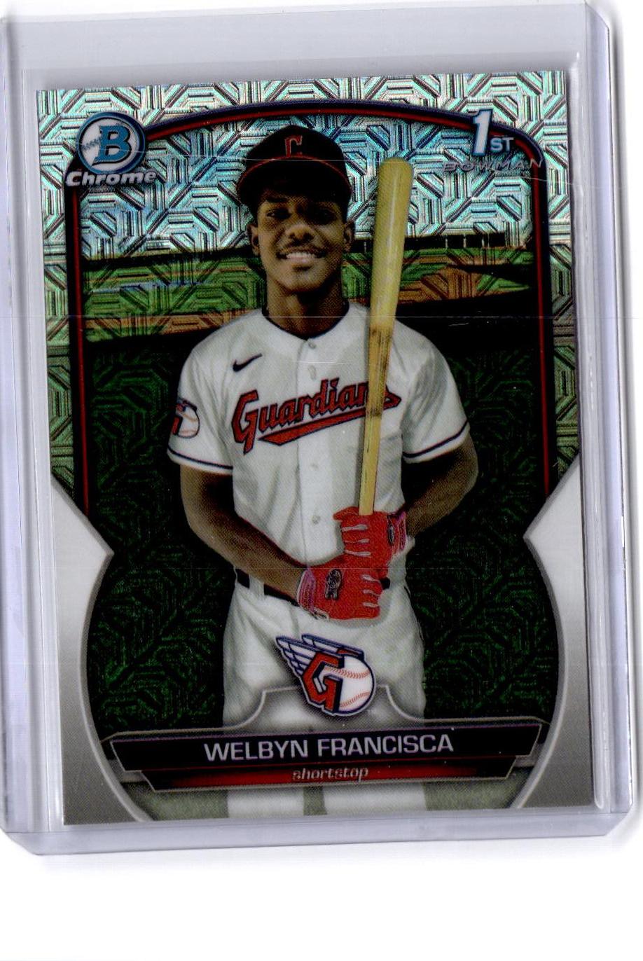 2023 Bowman Chrome #BCP-228 Welbyn Francisca Prospects Mojo Refractor