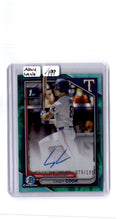2024 Bowman Draft #CPA-CCY Casey Cook Chrome Prospect Autographs aqua lava/199
