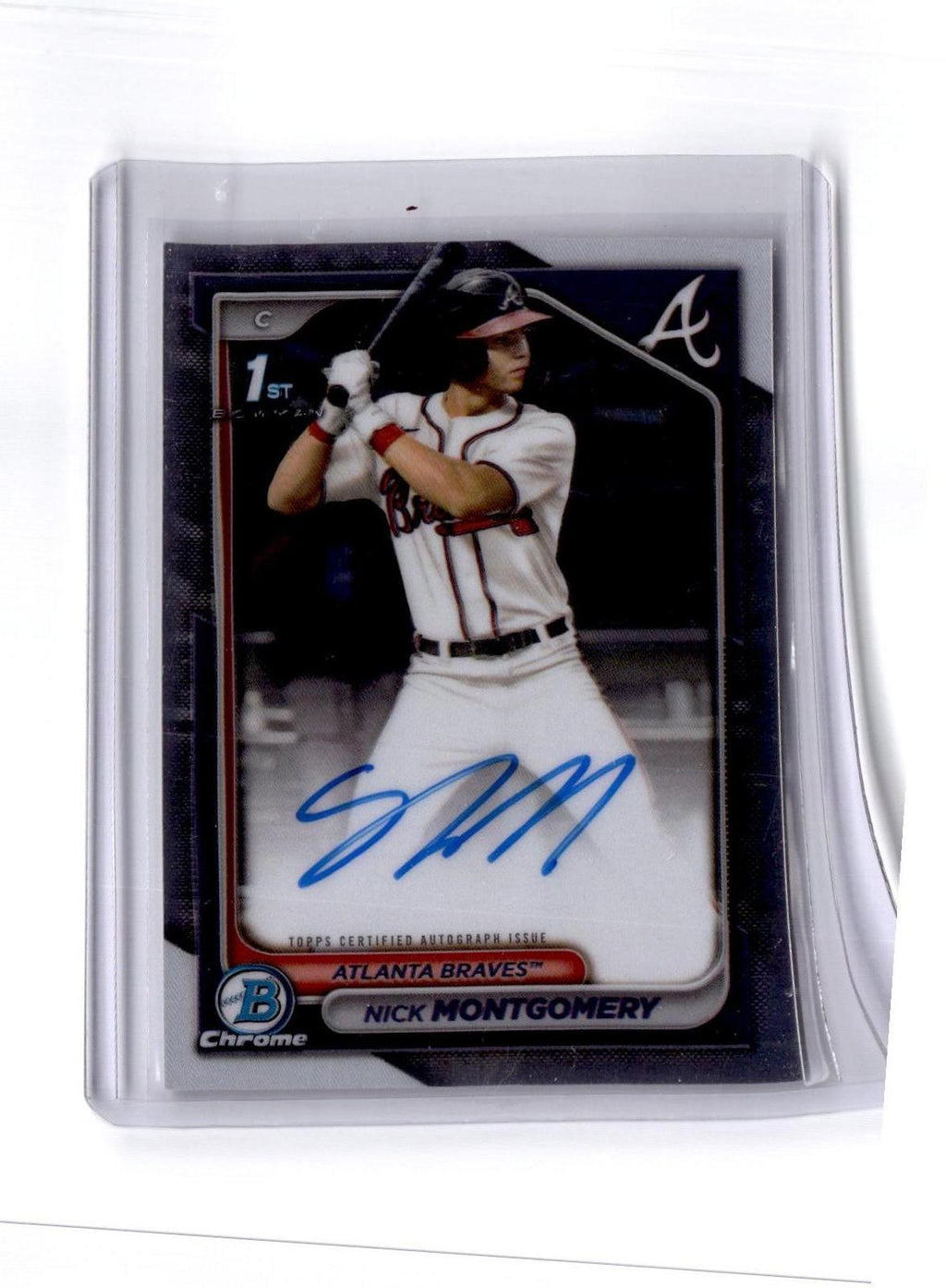 2024 Bowman Draft #CPA-NMO Nick Montgomery Chrome Prospect Autographs