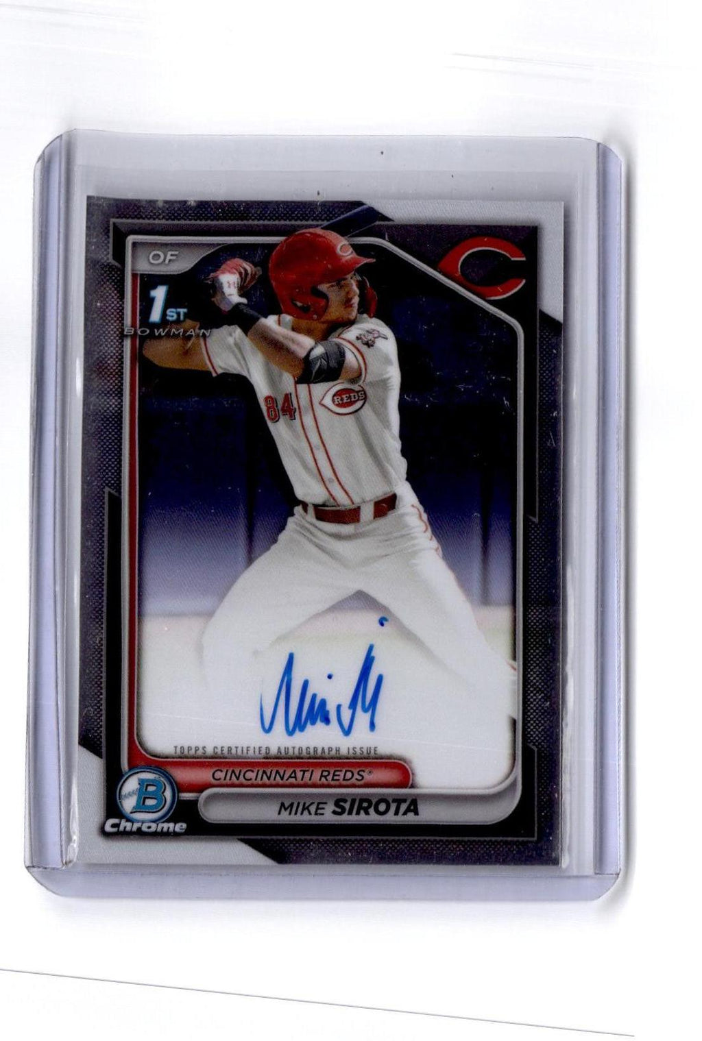 2024 Bowman Draft #CPA-MS Mike Sirota Chrome Prospect Autographs