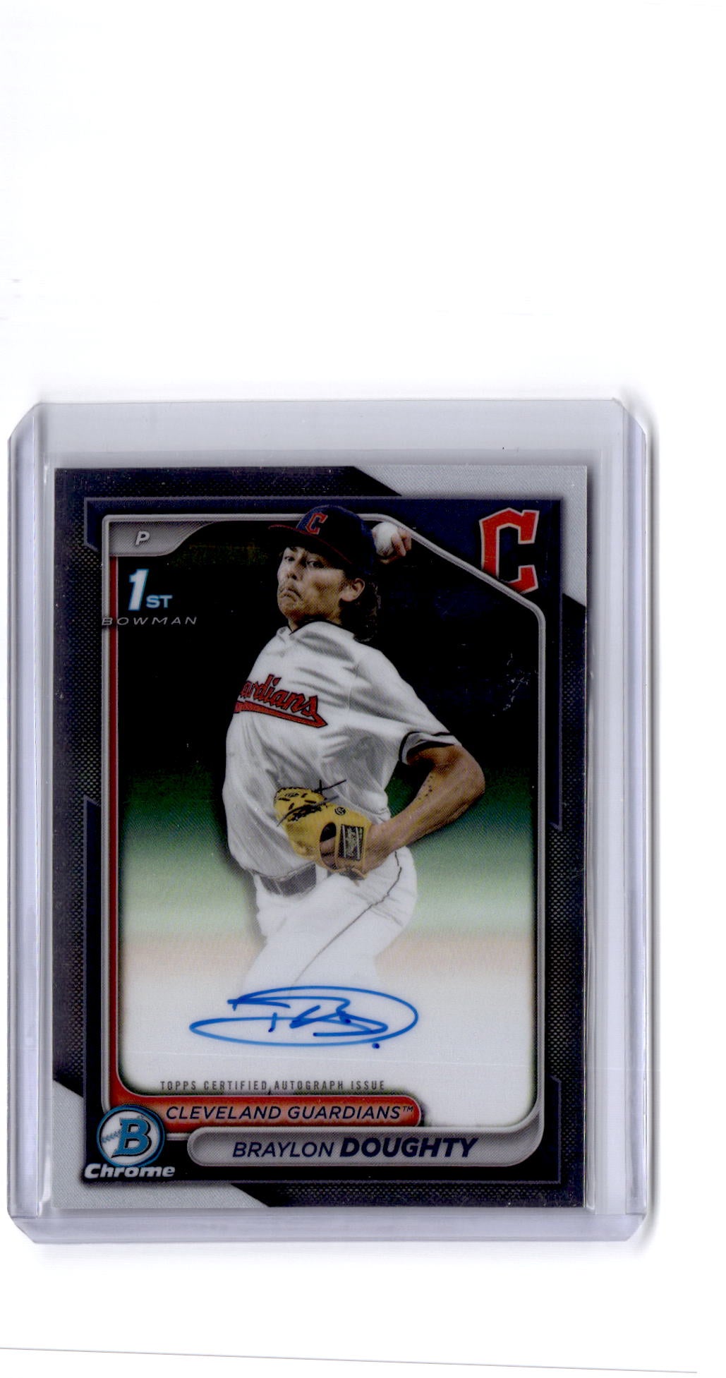 2024 Bowman Draft #CPA-BD Braylon Doughty Chrome Prospect Autographs