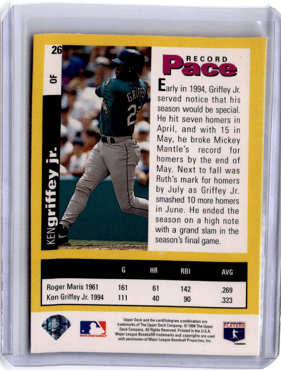 1995 Collector's Choice SE #26 Ken Griffey Jr.