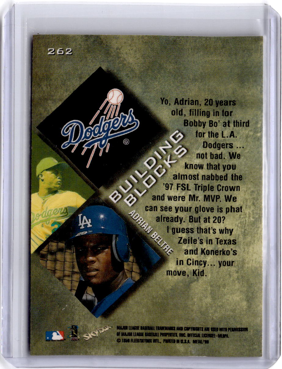 1999 Metal Universe #262 Adrian Beltre