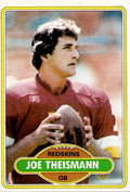 1980 Topps #475 Joe Theismann