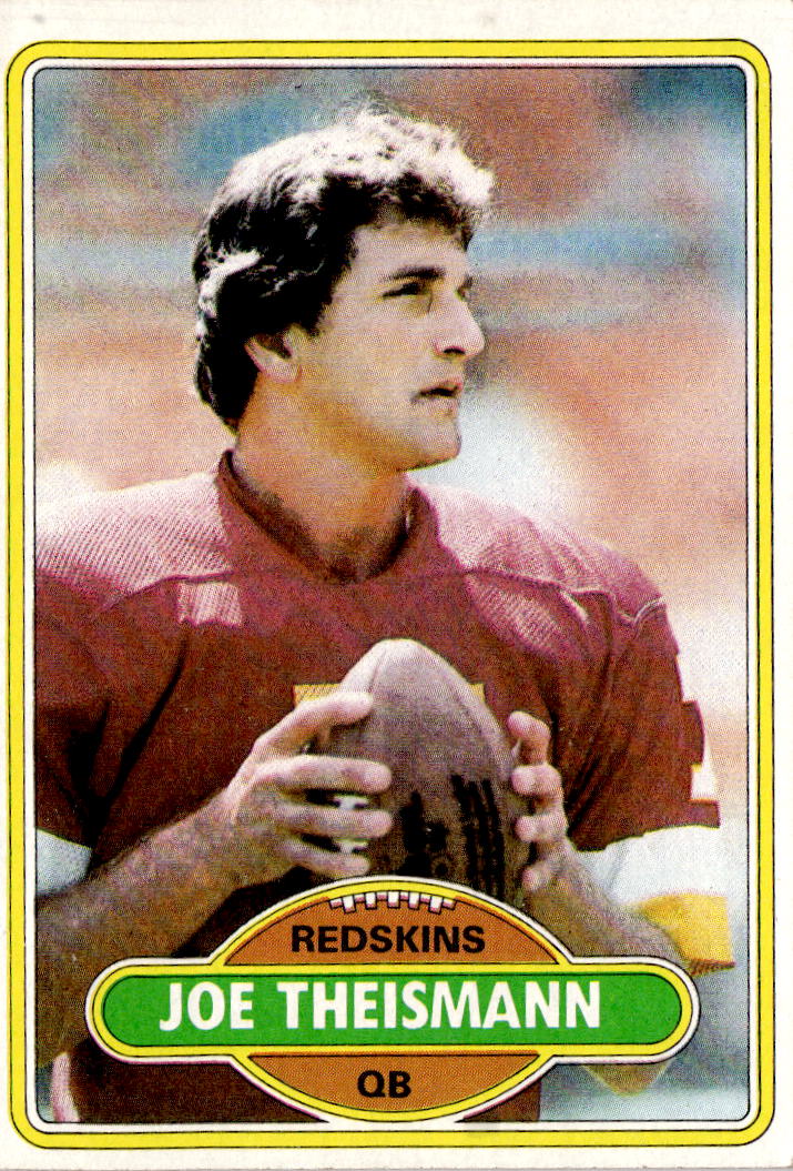1980 Topps #475 Joe Theismann