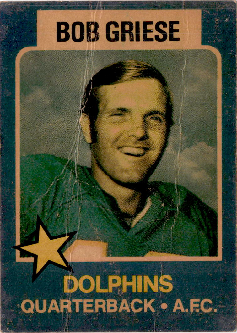 1975 Wonder Bread #13 Bob Griese